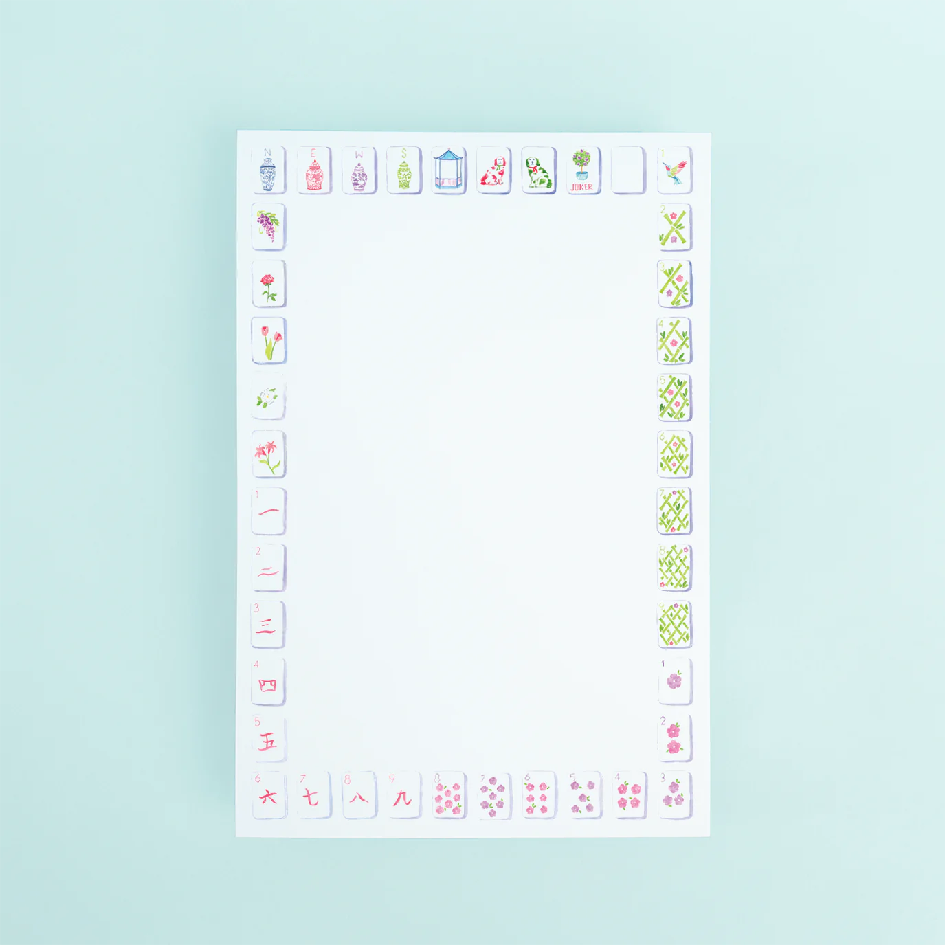 Mahjong Tile Notepad