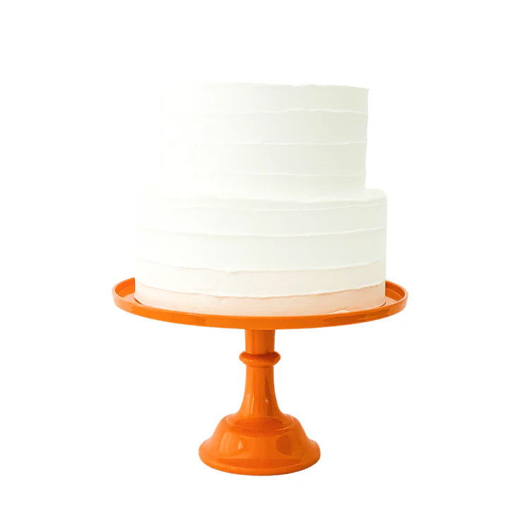Orange Melamine Pedestal Cake Stand - Thumbnail 2