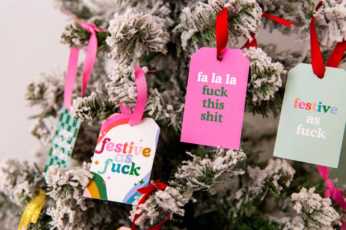 Festive AF Gift Tag Set