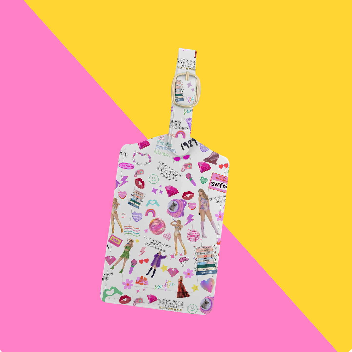 Swiftie Mosaic Luggage or Backpack Tag