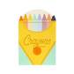 Crayon Box Shaped Napkin