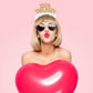 Party Headband: 100% That Bride - Gold/Hot Pink