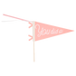 Pink "You Did It!" Felt Pennant Banner