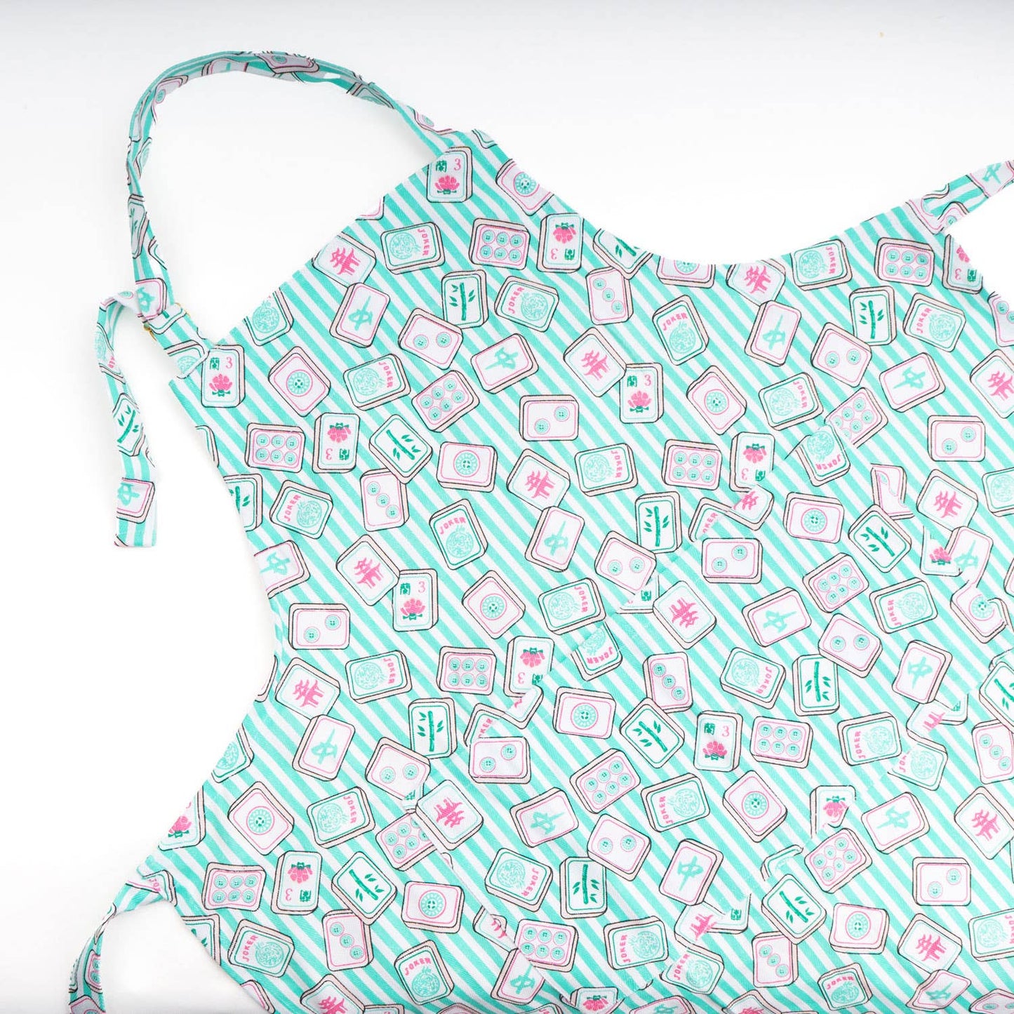 Mahjong Stripe Apron