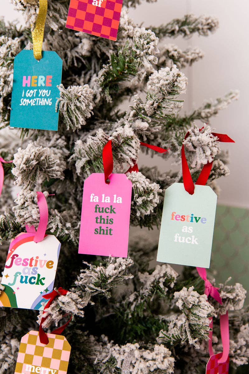 Festive AF Gift Tag Set