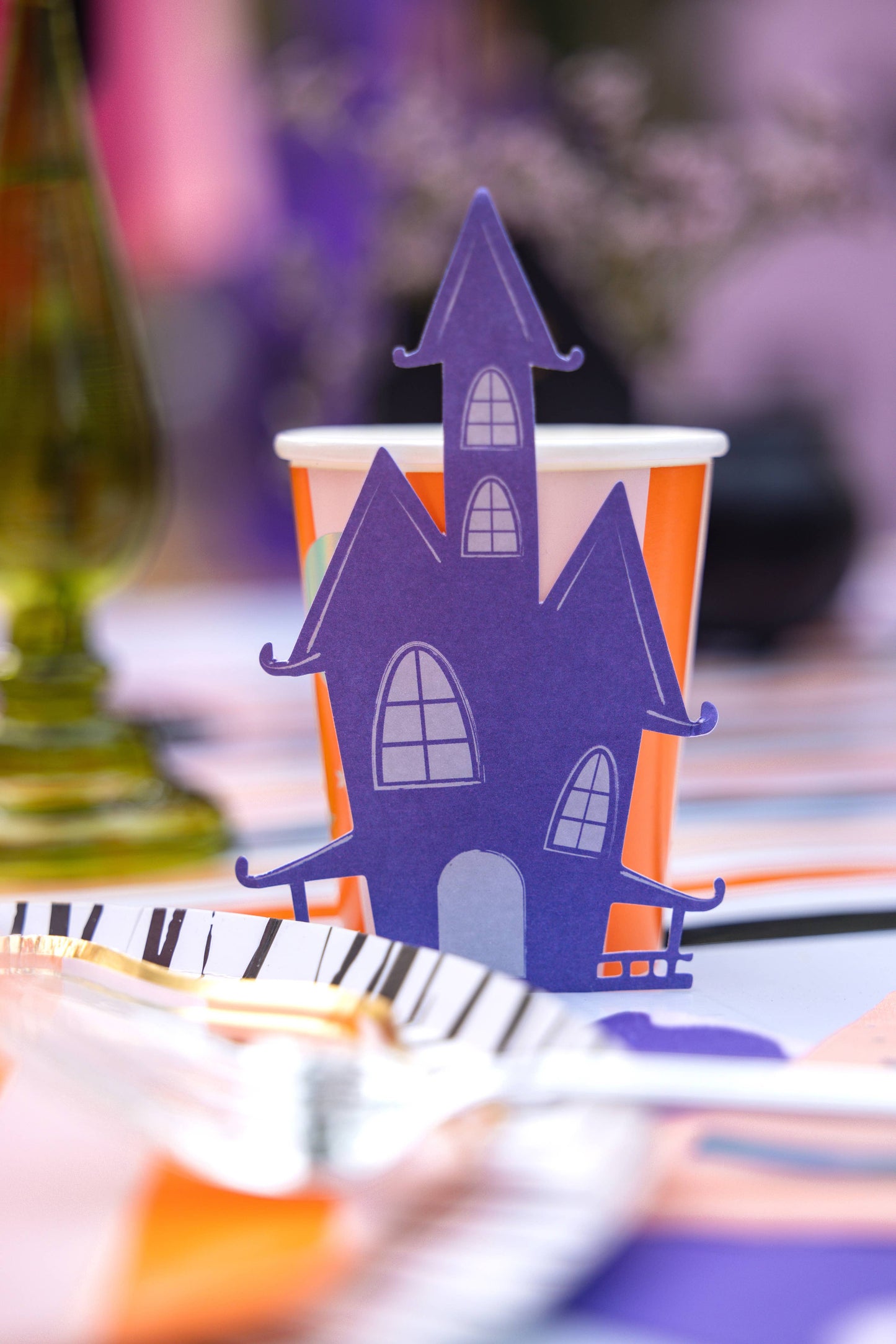 Haunted House 3D Paper Cups