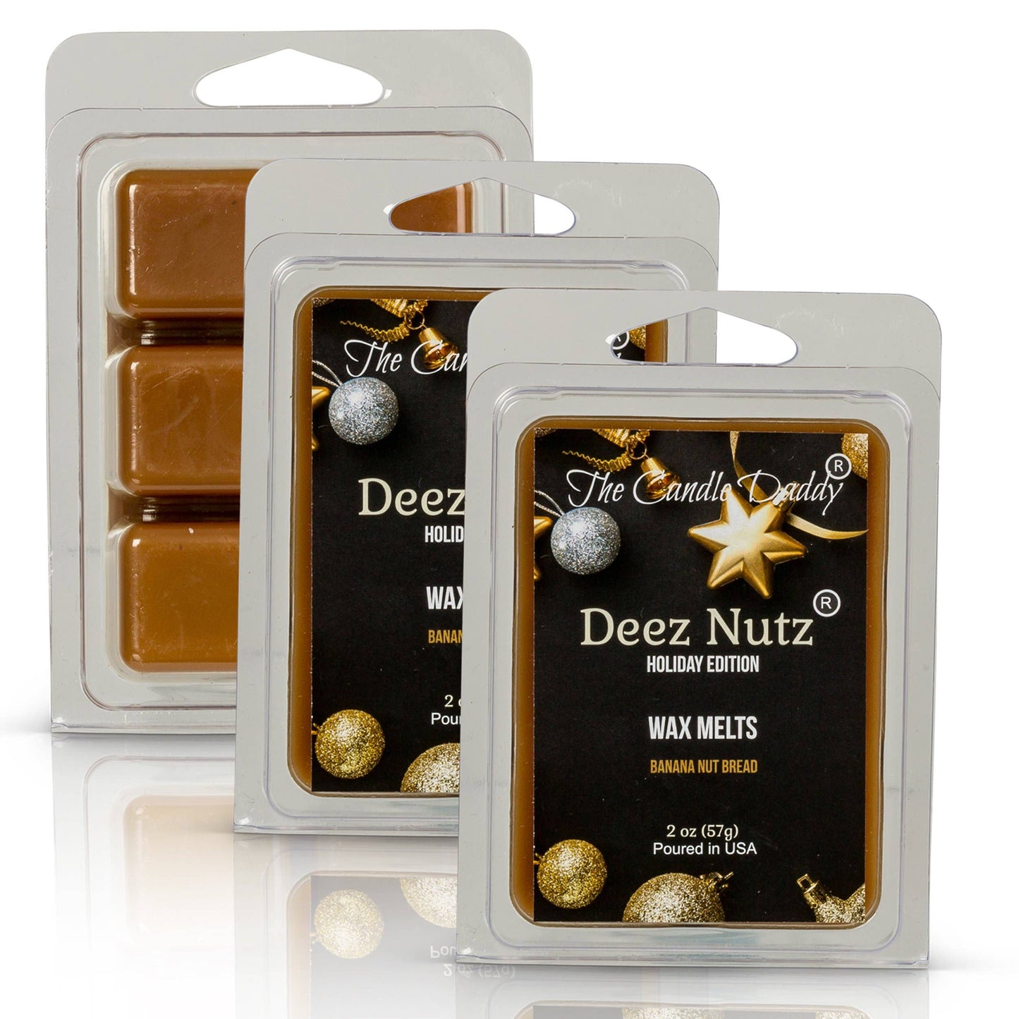 Wax Melts: Deez Nutz - Holiday Banana Nut Edition (2 oz)