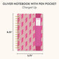 Oliver Notebook with Pen Pocket: Charged Up