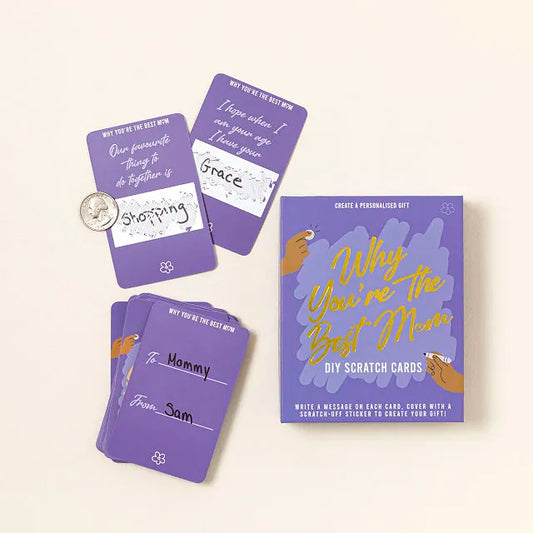 Reasons Why You're the Best Mom DIY Scratch Card Set