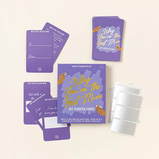 Reasons Why You're the Best Mom DIY Scratch Card Set