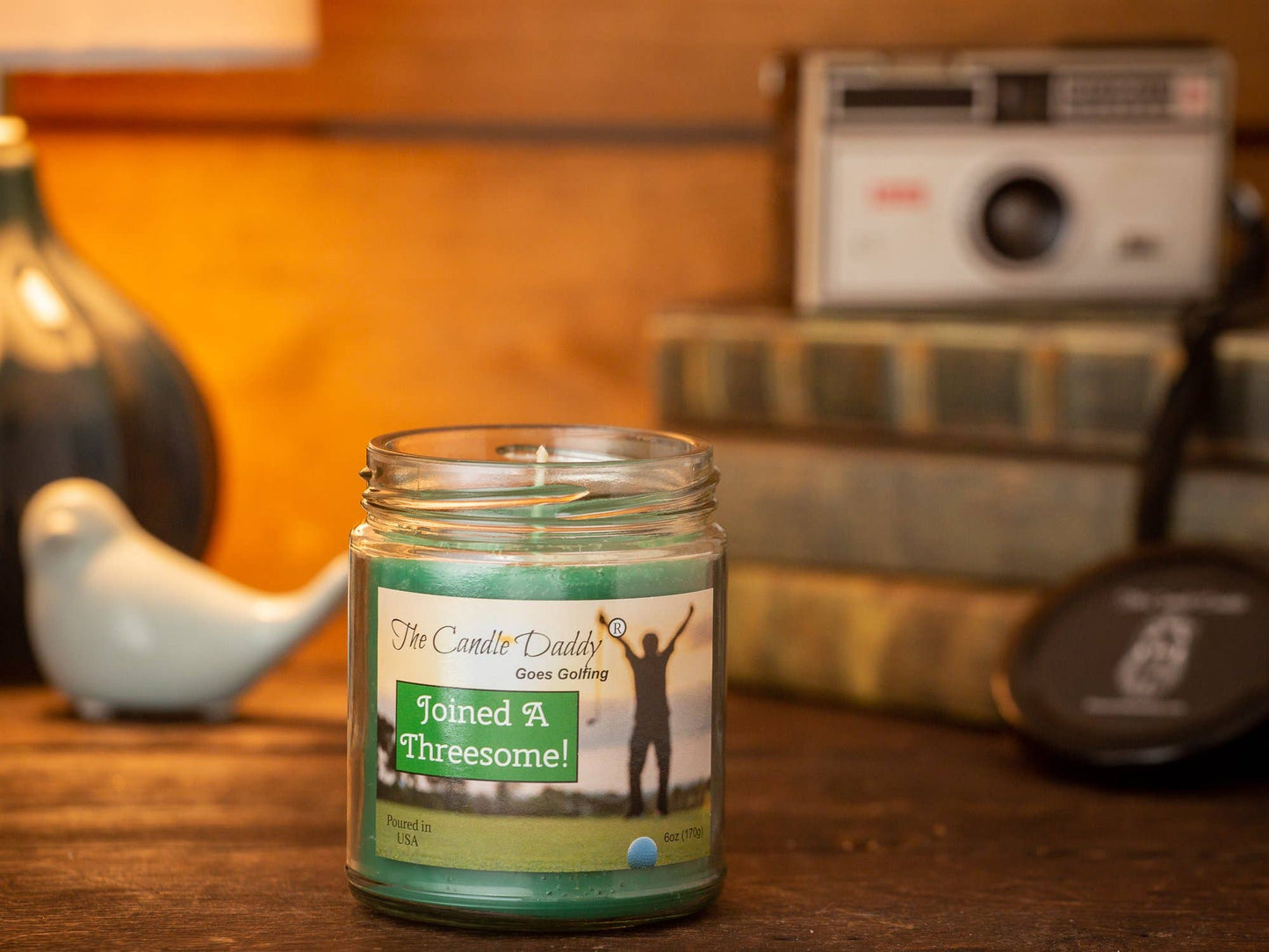 Joined a Threesome 6oz Jar Candle (Fairway Scent)