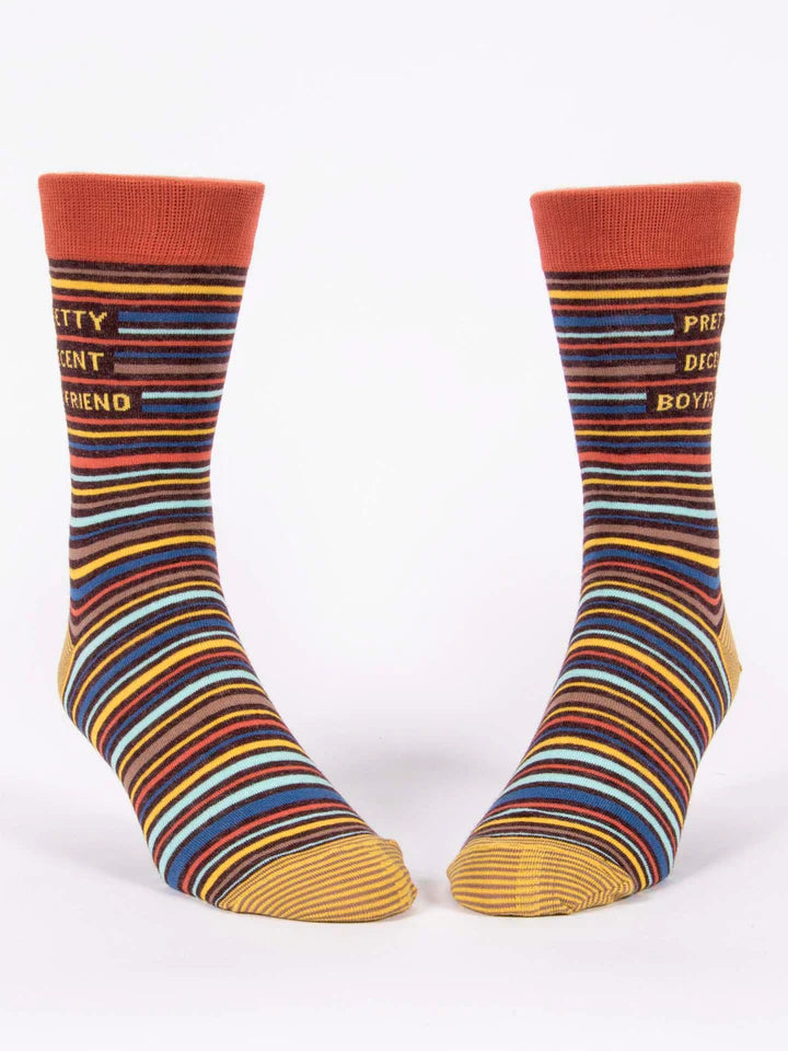 "Pretty Decent Boyfriend" Men's Socks