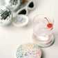 Ceramic Disco Ball Coasters (Set of 4)