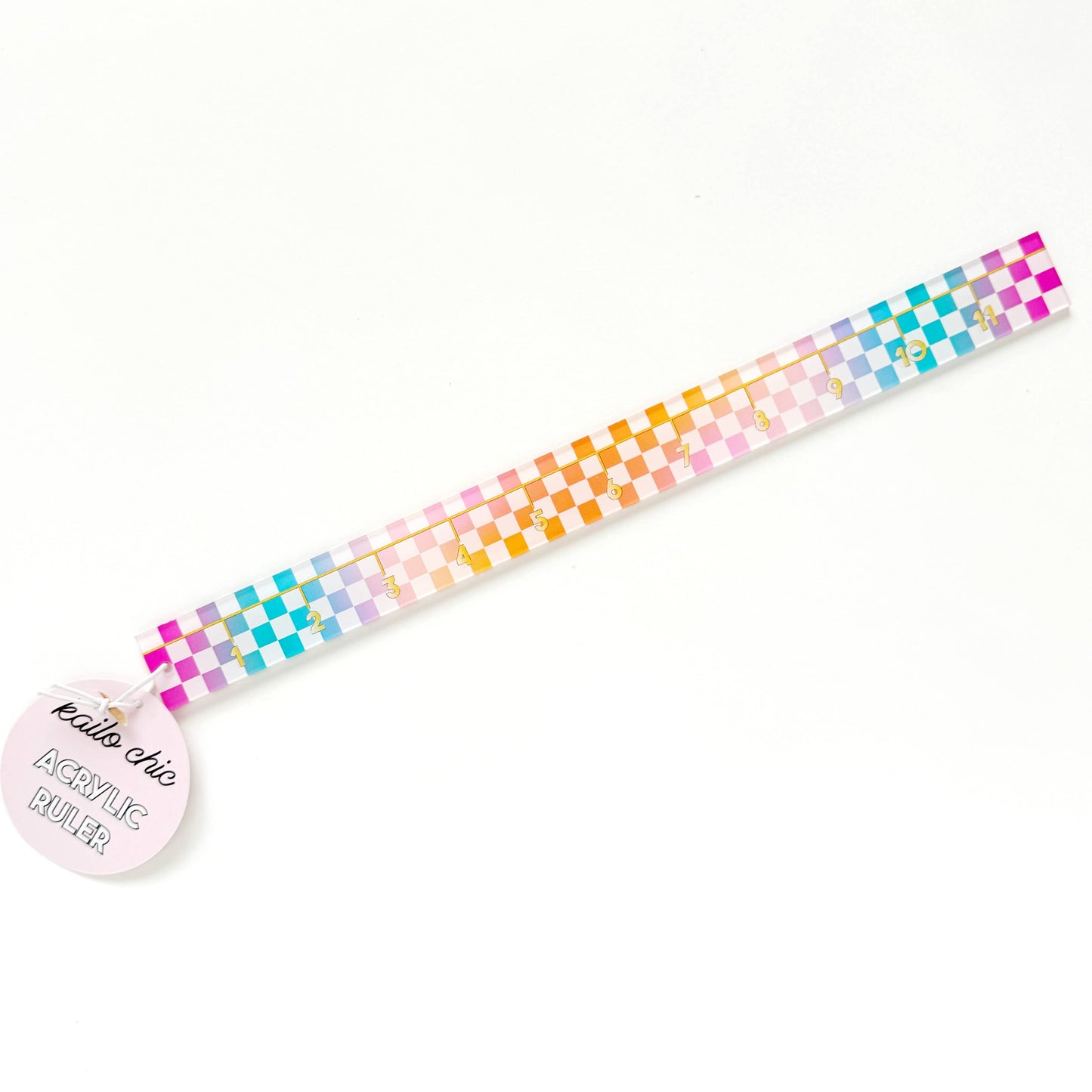 Acrylic Checkerboard Ruler