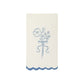 Blue Pembroke Flower Paper Disposable Dinner Napkin