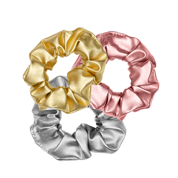 Metallic Scrunchie Set