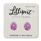 Hypoallergenic Earrings: Blue Easter Eggs