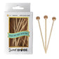 Gold 3.5" Ball Cocktail & Appetizer Party Picks