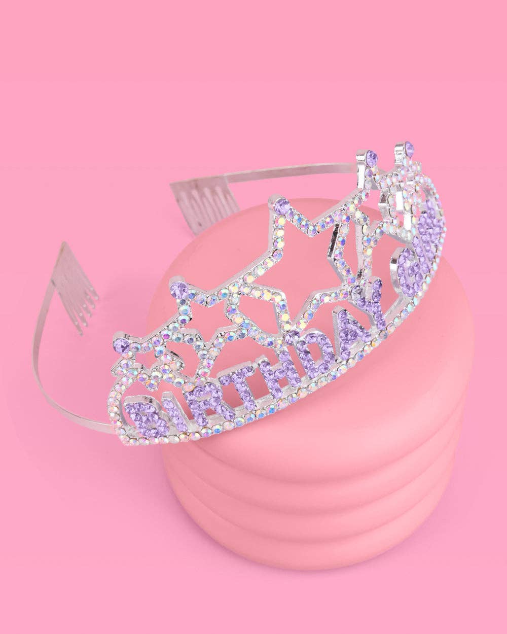 Star Rhinestone Birthday Tiara