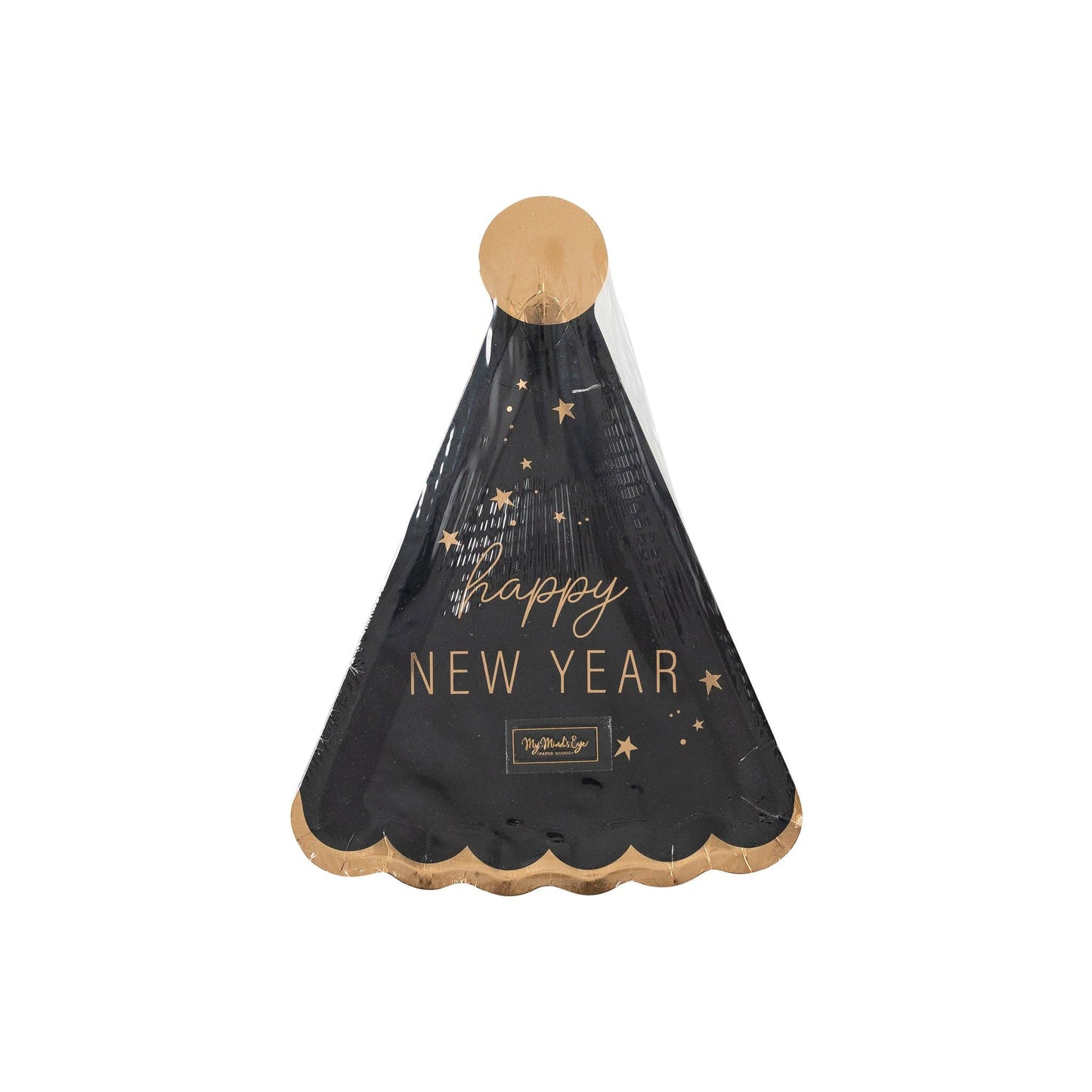 Happy New Year Hat Shaped Plate