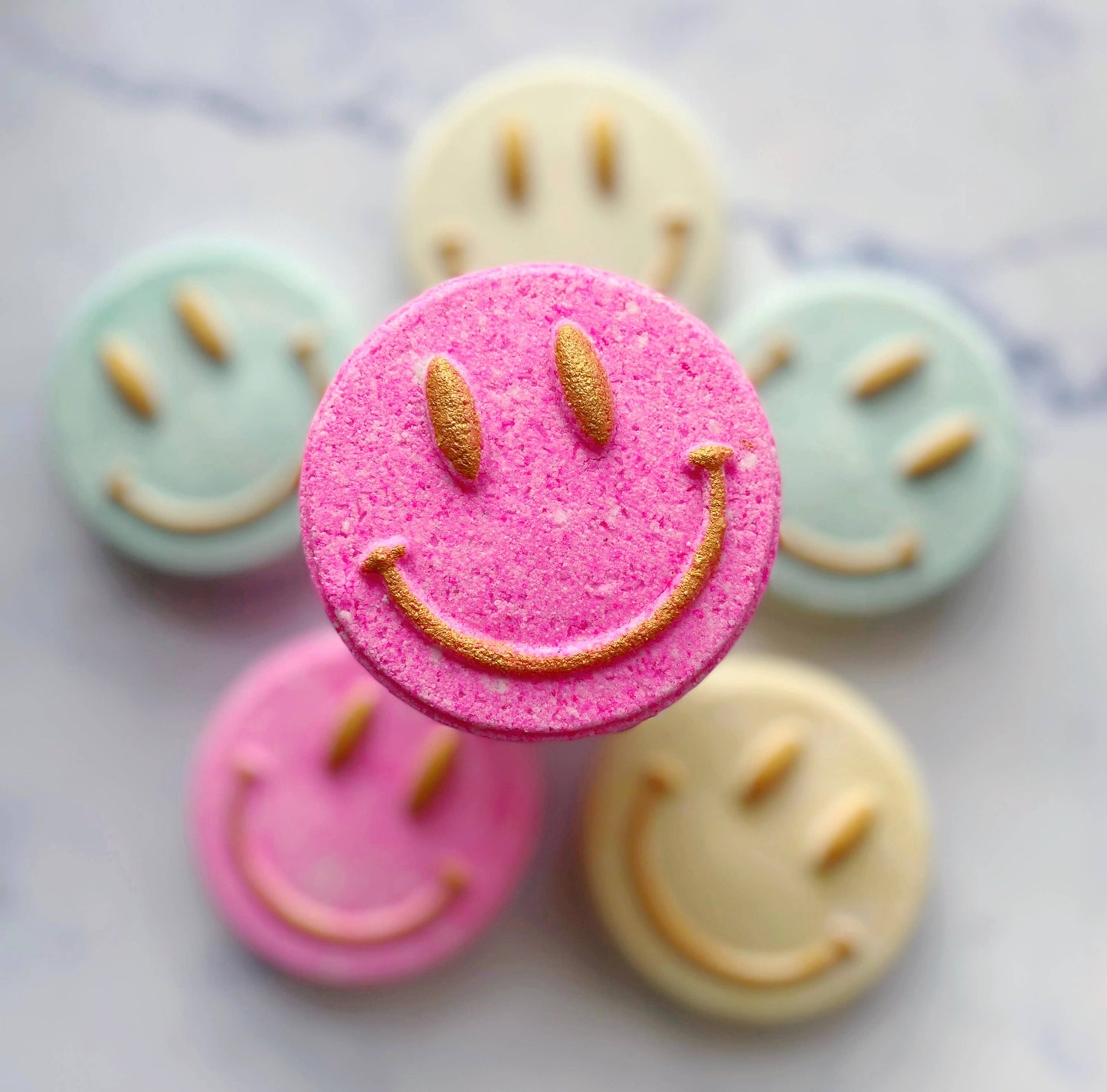 Smiley Face Bath Bomb (Multiple Color Options)