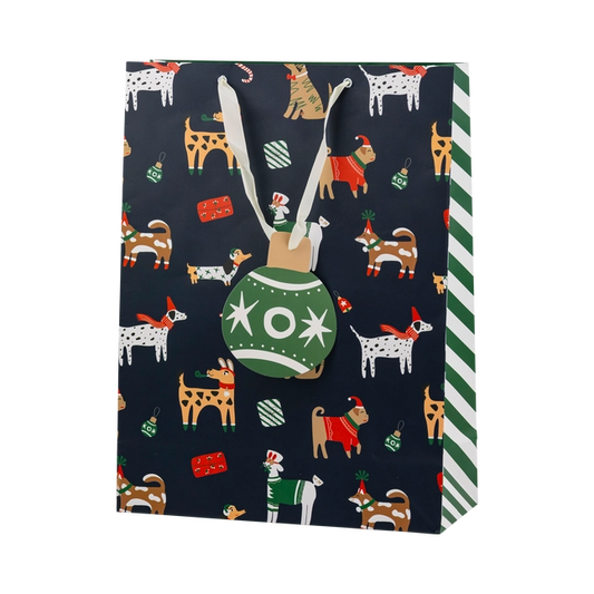 Holiday Dog Gift Bag