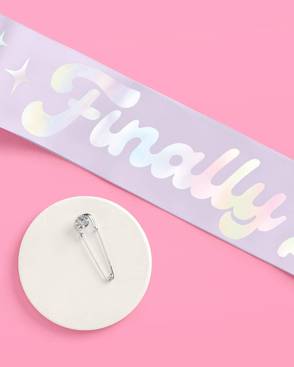 "Finally 21" Lavender Birthday Party Sash