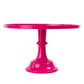 Bright Hot Pink Melamine Pedestal Cake Stand
