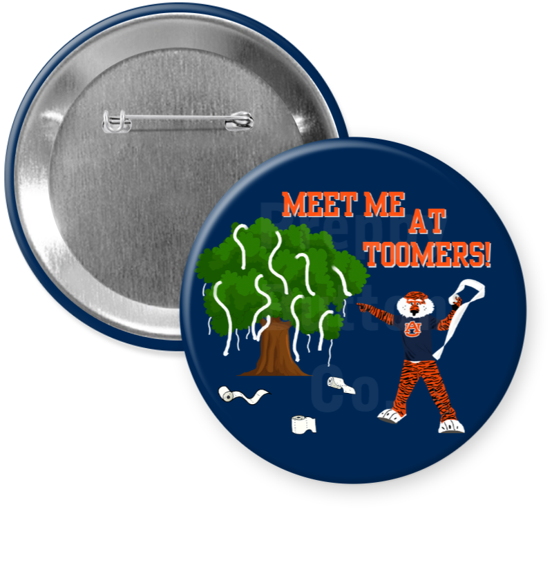 Meet Me At Toomers Game Day Button/Pin