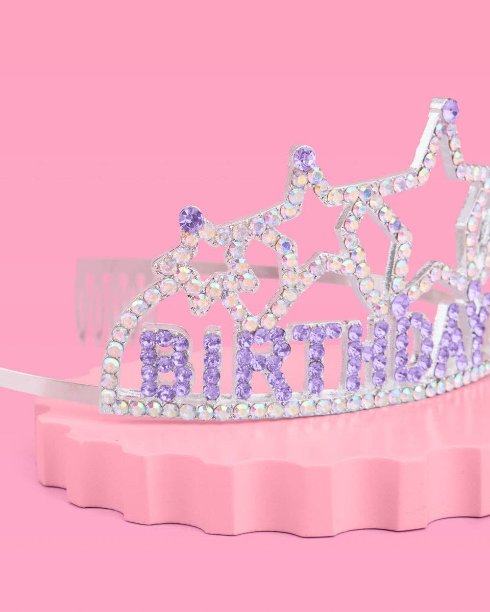 Star Rhinestone Birthday Tiara