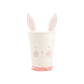 Pink Fringed Bunny Cups