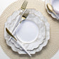 Luxe Party - White • Gold Plastic Cutlery Set | 32 Pieces