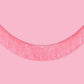 Iridescent Hot Pink Tinsel Fringe Garland