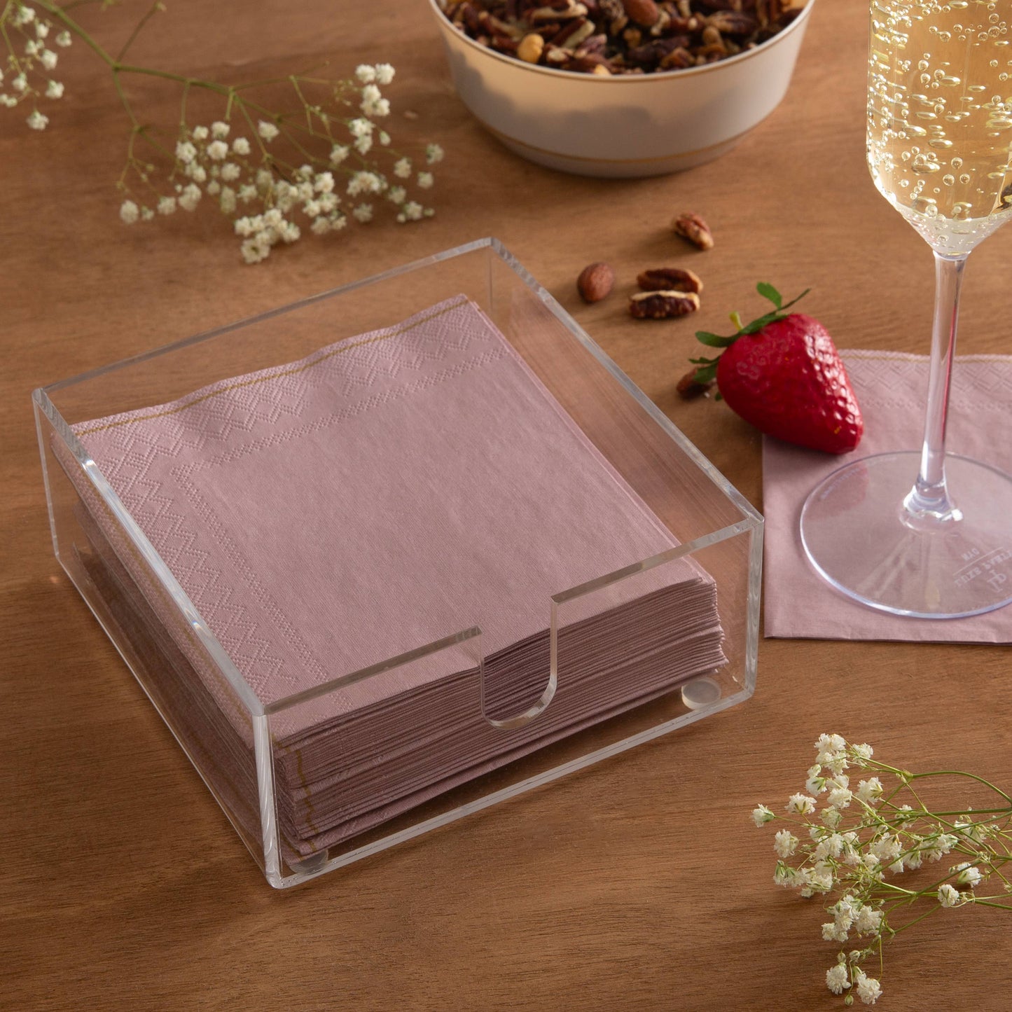 Acrylic Lunch Napkin Holder