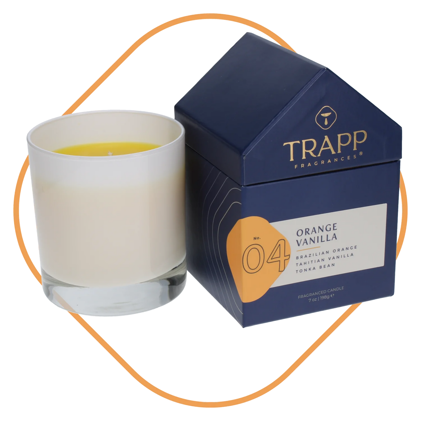 No. 04 Orange Vanilla 7 oz. Candle in House Box