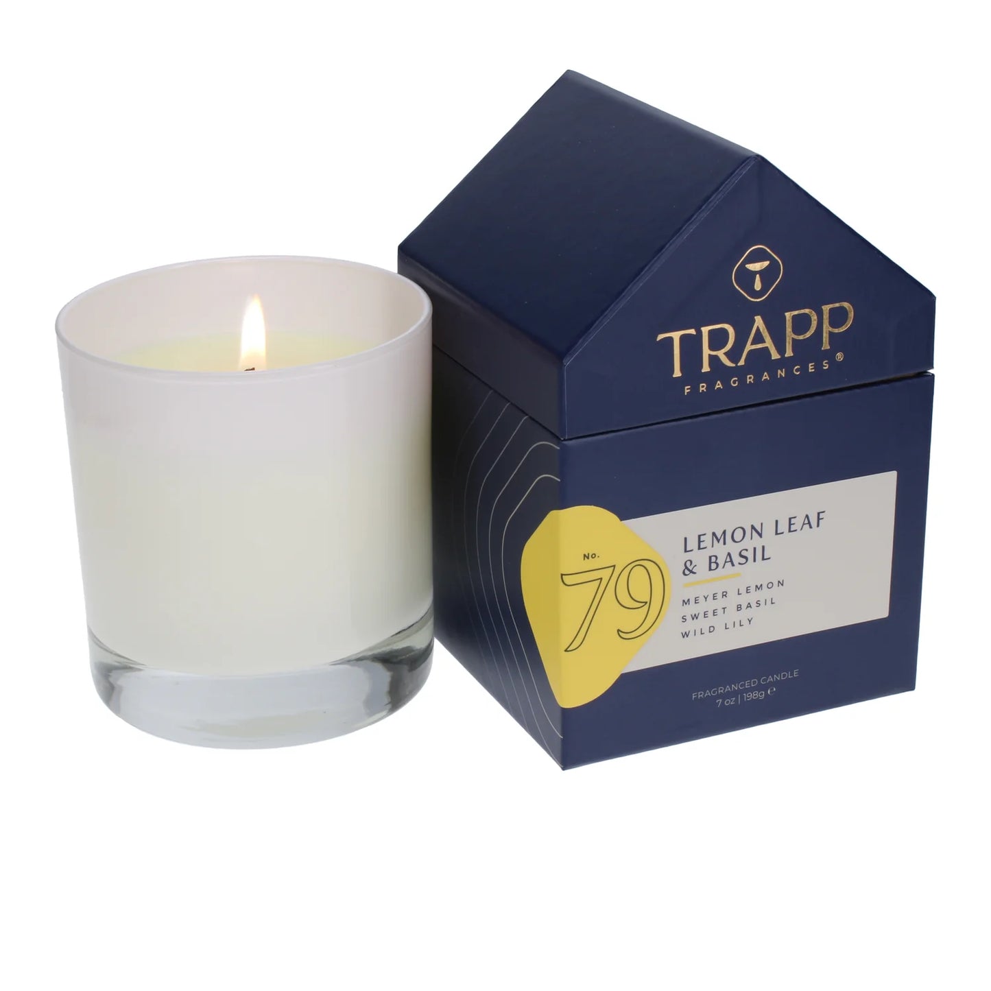 No. 79 Lemon Leaf & Basil 7 oz. Candle in House Box