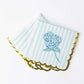 Hydrangea Stem Floral Paper Beverage Napkin