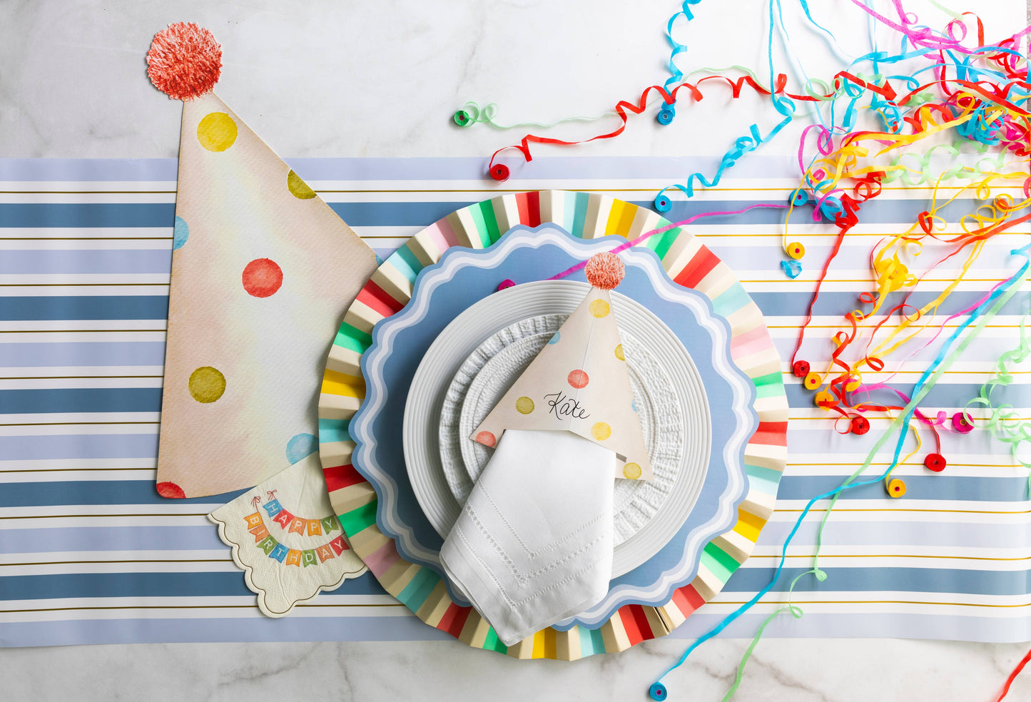 Party Hat Paper Placemats