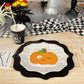 Black Scalloped Dinner Plates