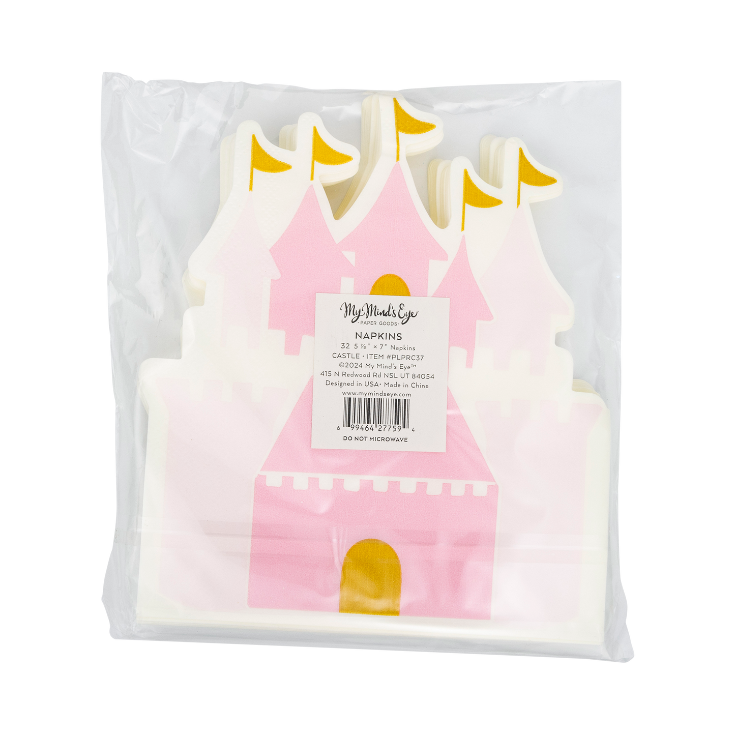 Princess Castle Shaped Guest Napkins