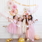 Paper Fan Set: Princess (Pink & Gold)