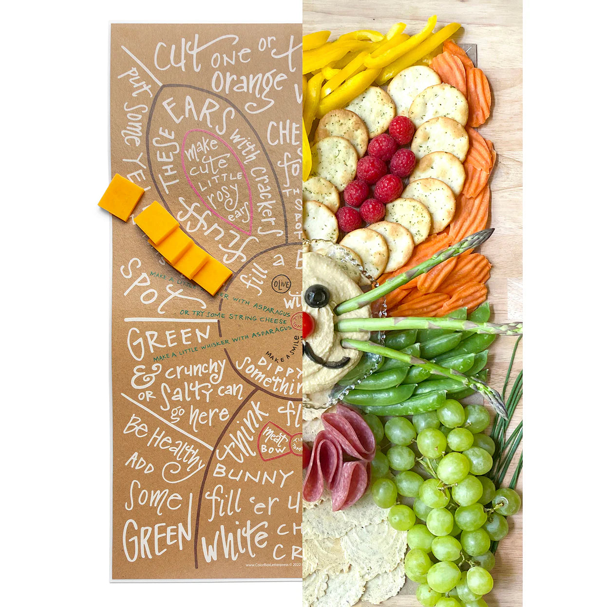 Reusable Charcuterie Cheat Sheet | Bunny