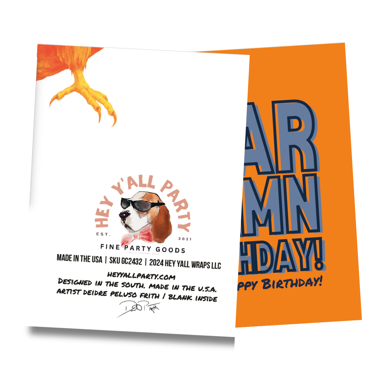 It's Your War Damn Birthday! Greeting Card