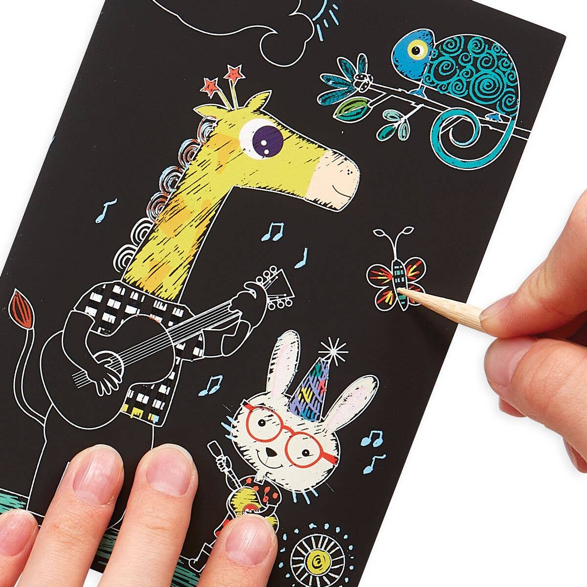 Mini Scratch & Scribble Art Kit: Safari Party