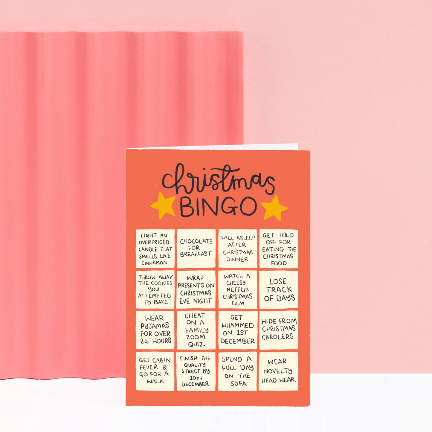 Christmas Bingo Greeting Card