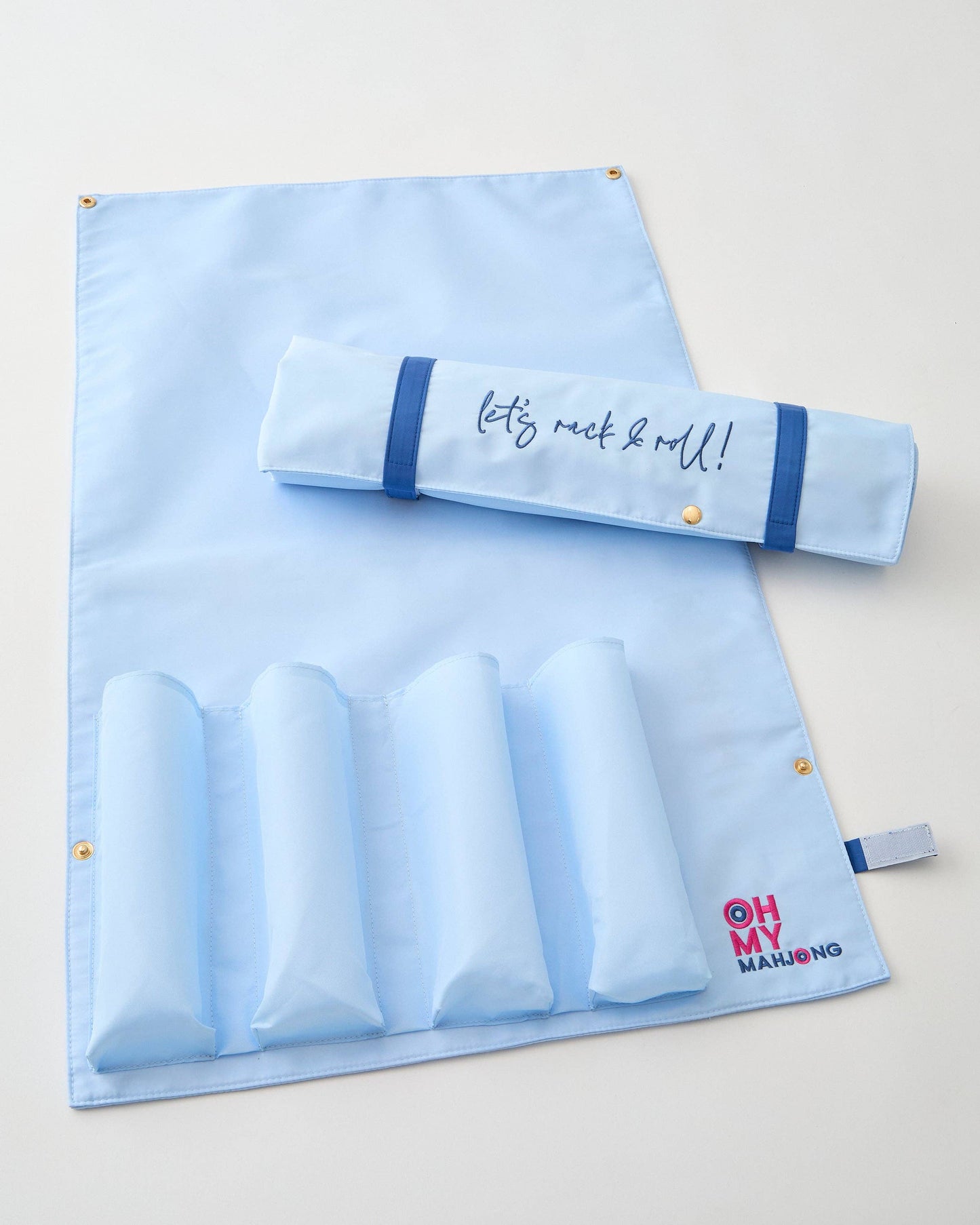 Let's Rack & Roll Mahjong Bag: Light Blue