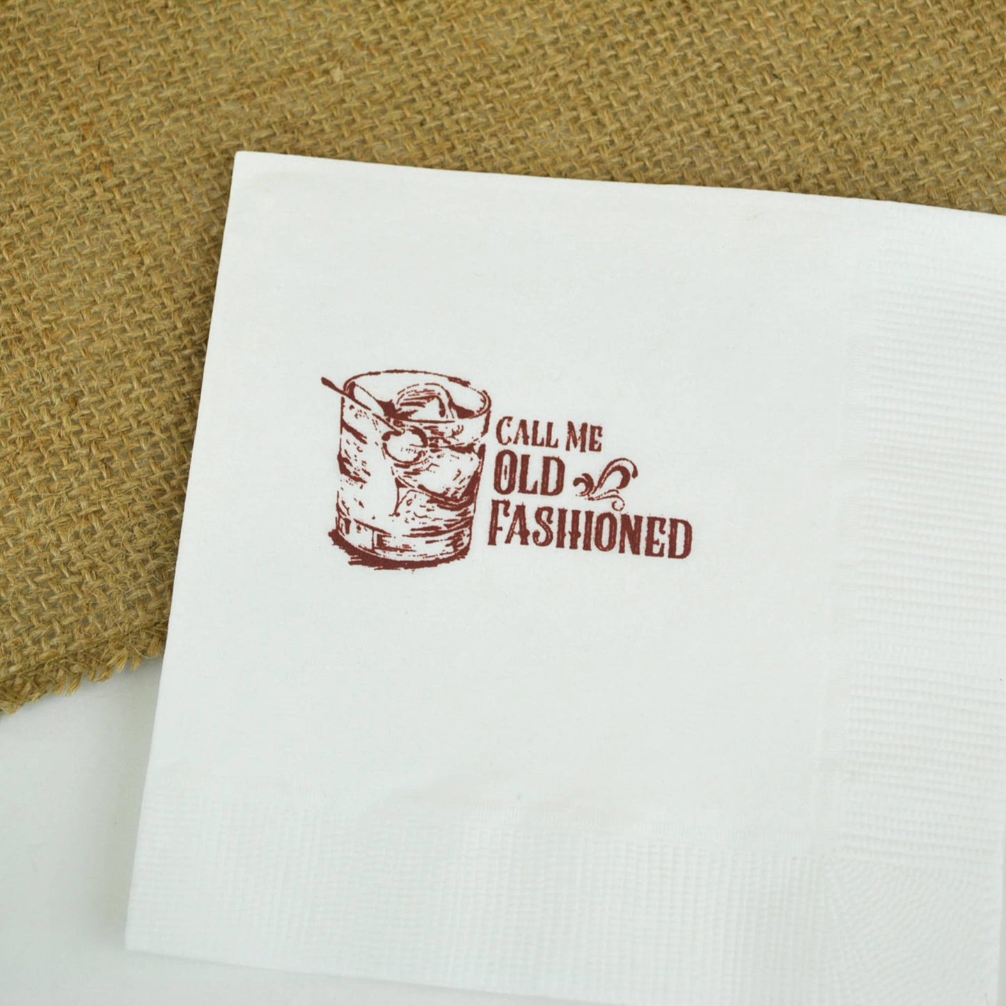 Call Me Old Fashioned Cocktail Napkins