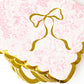Pink Bow Toile Paper Beverage Napkins