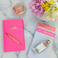 Bright Pink "Wildly Overcommitted" Lined Notepad