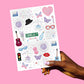 Taylor Swift Birthday Era Temporary Tattoos